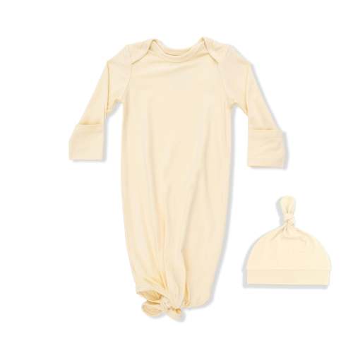 Solid Italian Straw - Knotted Gown  and Hat
