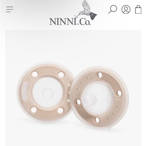 Ninni Pacifier Oatmeal 2 Pack