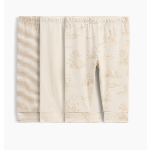 Baby First Favorites Organic Cotton Pull-On Pants (3-Pack)