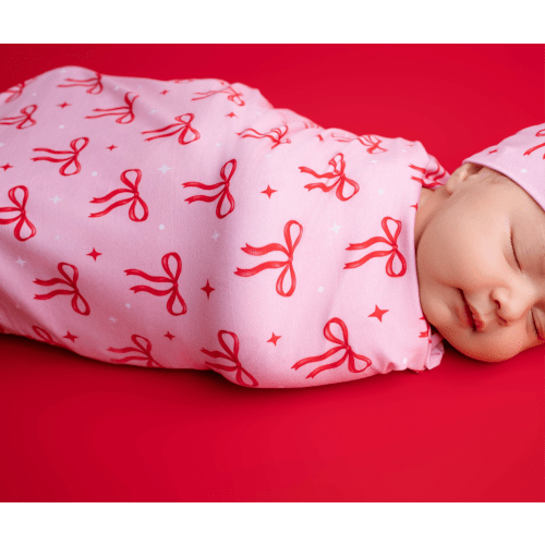 Starry bows Swaddle