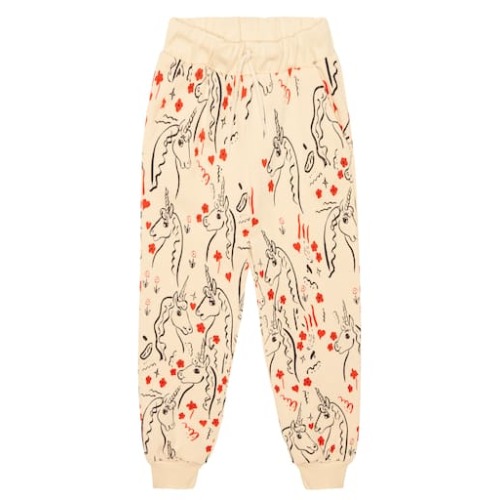 Printed cotton sweatpants