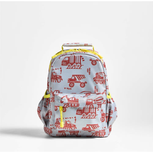 Dreamer Construction Trucks Small Kids Backpack with Side Pockets