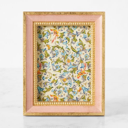 Florentine Wood Picture Frame, 5x7, Rose