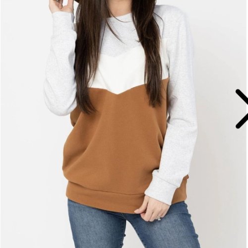 Sweetheart Nursing Sweatshirt - Camel