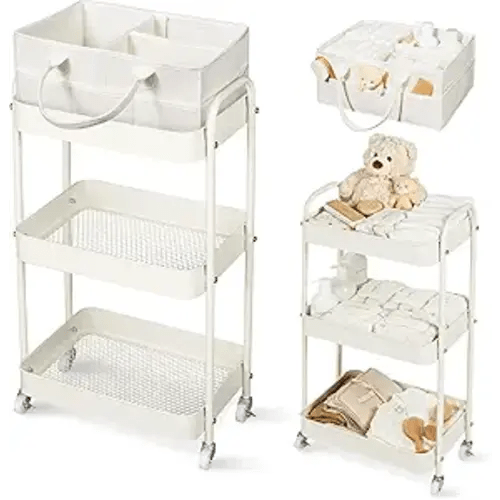 Postpartum/Diaper Caddy Cart