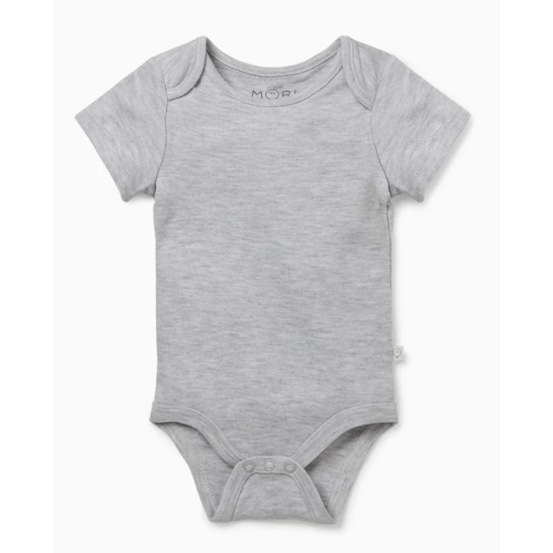Short Sleeve Bodysuit / Grey