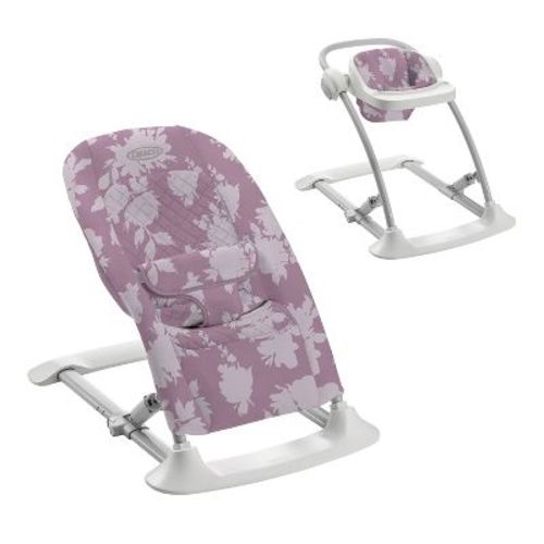 Graco JumpStart 4-in-1 Activity Baby Bouncer and Rockers - Lilac Mod