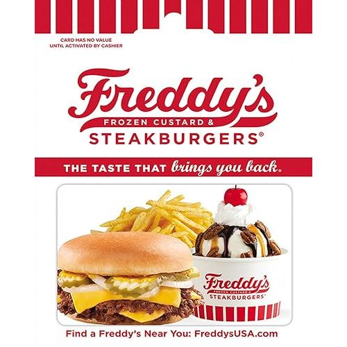 Freddy’s Frozen Custard & Steakburgers Gift Card