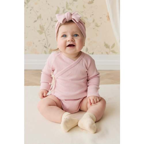 Organic Cotton Modal Marina Long Sleeve Bodysuit - Trinket