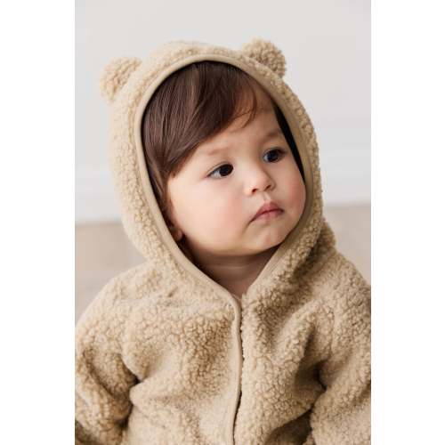 Tatum Sherpa Jacket - Cashew