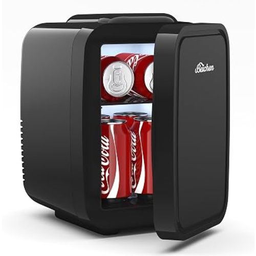 Mini Fridge 4 Liter/6 Can Portable Compact Refrigerator