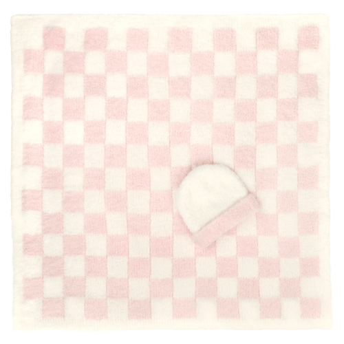 Baby Blankets - Check w/ Cap - Chenilla Cloud™