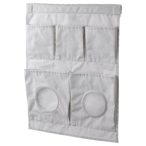 LEN Hanging storage - dotted/light gray 17 ¾x25 ¼ "