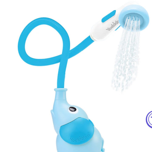 Elephant Baby Bath Shower Head | Yookidoo Newborn Toys in Tub Or Sink