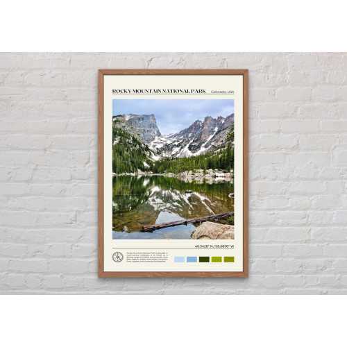 Real Photo, Rocky Mountain National Park Print, Rocky Mountain Wall Art, Rocky Mountain Poster, Rocky Mountain Photo, Colorado, USA