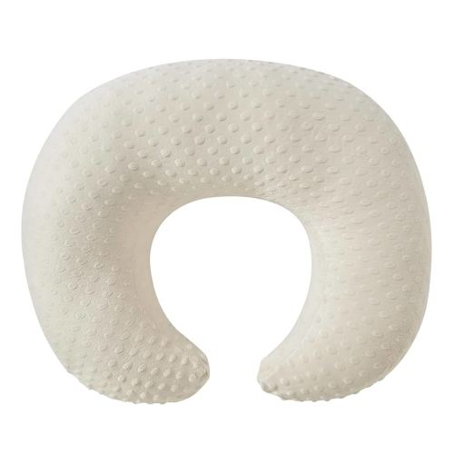 ESEN Plus Size Baby Nursing Pillow and Body Positioner for Breast Feeding and Bottle Feeding, Ultra Soft Baby Breastfeeding Pillows with Removable Nursing Pillow Cover for Mom and Baby (Beige)