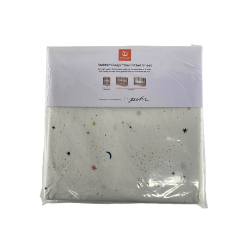 Stokke Sleepi Fitted Sheet By Petit Pehr, Celestial, V3