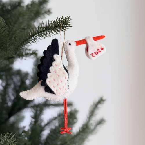 Christmas Ornament - Stork 2026