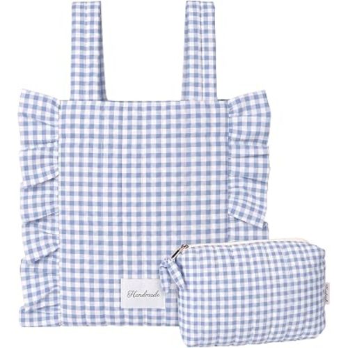 Abbylike Plaid Stroller Bag Stroller Organizer