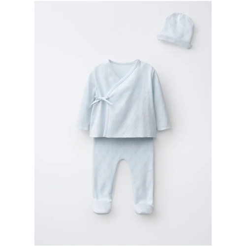 NEWBORN HEART SET WITH POUCH - Pastel blue | ZARA United States