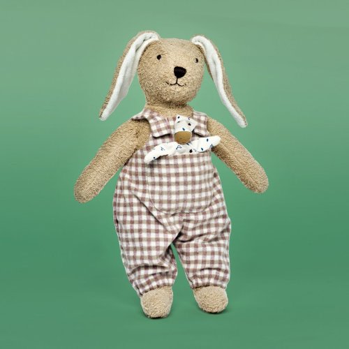 Kathe Kruse Cotton Rabbit "Hugo", Standing (13.75") | Stuffed Animals- Blue Otter Toys