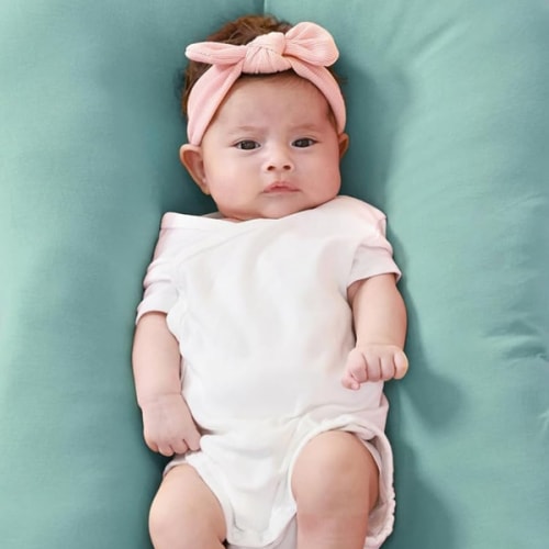 FUNUPUP Rayon Derived from Bamboo Baby Lounger Cover Compatible with Snuggle Me Lounger, Infant Lounger Pillow Cover for Newborn, Removable Elastic Newborn Lounger Cover,Cover Only, Green