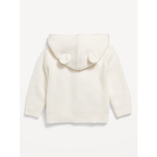SoSoft Critter Ear Button-Front Sweater for Baby