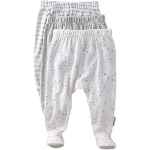 Butterblu Fallon 3-Pack Footed Pants 100% Organic Cotton | GOTS Certified Organic Cotton for Baby Girls, Boys, Unisex, Soft, Machine Washable, Made to Match Colors