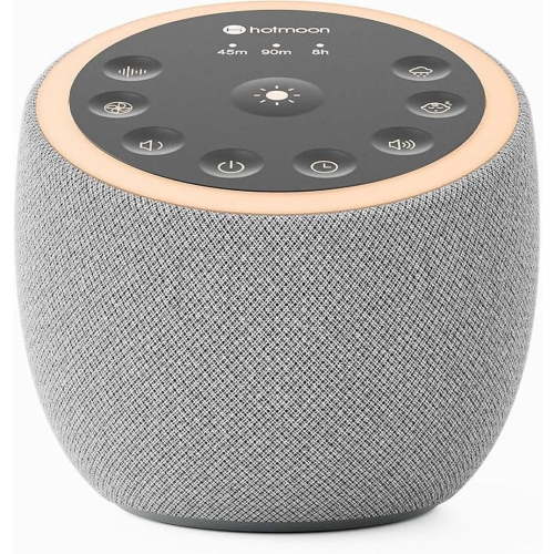 Cocoon White Noise Machine with 40 Soothing Sounds Night Light for Sleep, Yoga, Meditation 4 Hours Timers 32 Adjustable Volume Memory Function Brown Noise Sounds Machine for Adult Plug-in