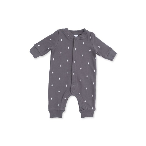 Kids' Lightning Bolt Organic Cotton Blend Romper
