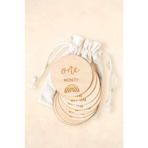 Baby Milestone Wooden Discs – Kiin ®