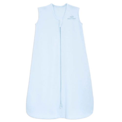 Blue Cotton Wearable Baby Blanket L