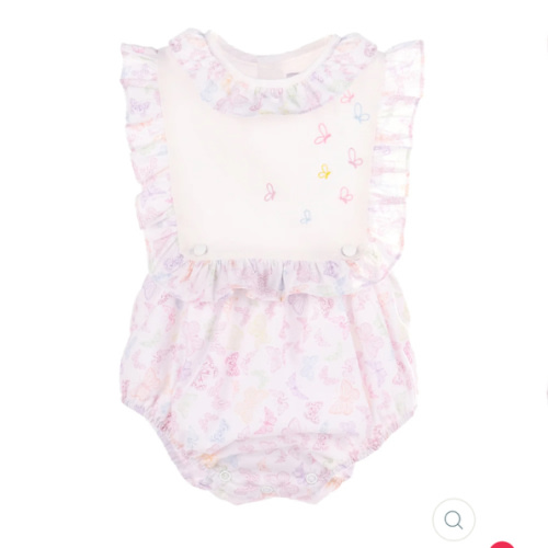 Flutter Fields Girl Overall | Posh Tots Children's Boutique