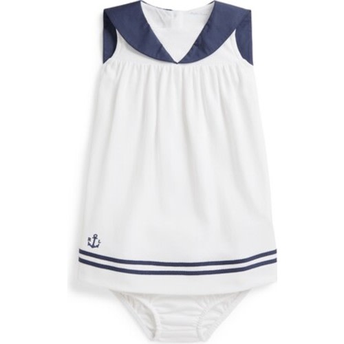 Ralph Lauren Cotton Interlock Sailor Dress & Bloomers Set - ShopStyle
