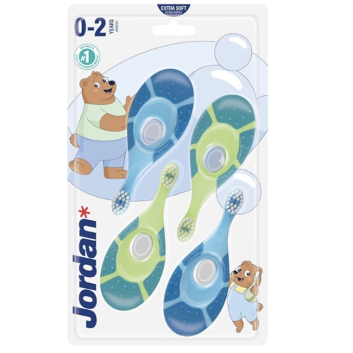 Jordan Step 1 Baby Toothbrush, 4-Pack