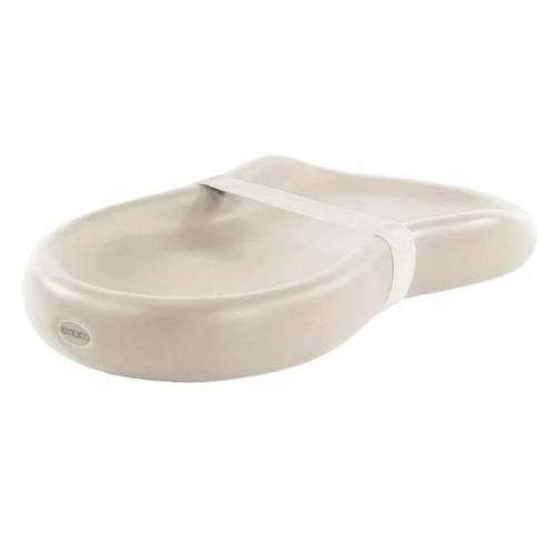 Keekaroo Peanut Changer Baby Vanilla– The Original Made in USA Easy-to-Clean Changing pad and The only Shell Over Foam, Fully Water Repellant