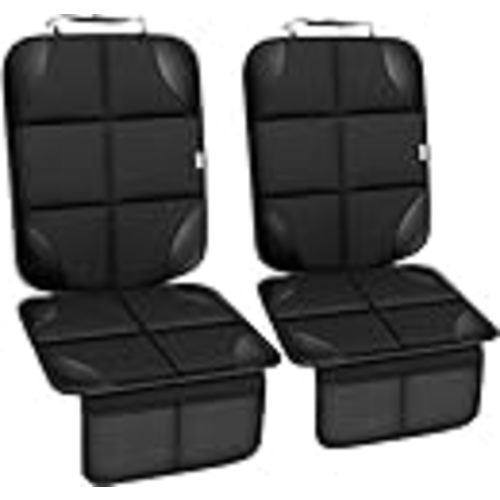 Car Seat Protector for Child Car Seat，Non-Slip Backing No Imprints | Durable Car Seat Mat 600D Fabric, Waterproof Car Seat Cover with Thick Pad