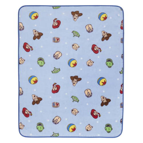 Disney Toy Story Toddler Blanket, Blue, 40"x50", Boy or Girl