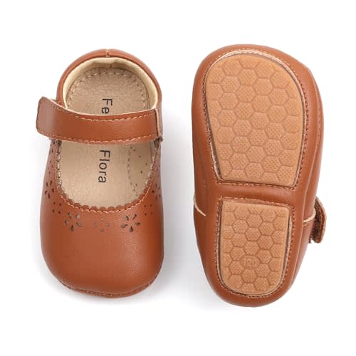 Felix & Flora Soft Sole Baby Shoes - Infant Baby Walking Shoes Moccasinss Rubber Sole Crib Shoes
