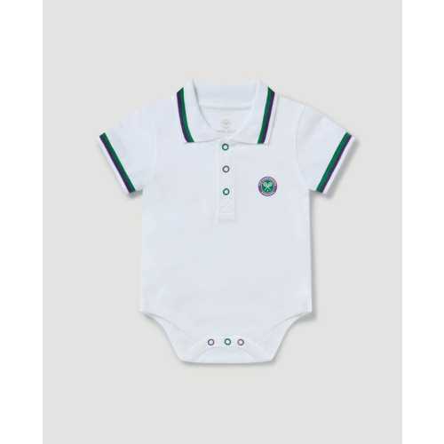 Wimbledon Polo in White 6 - 12m