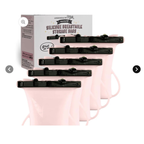 Reusable Silicone Breastmilk Storage Bags | Legendairy Milk