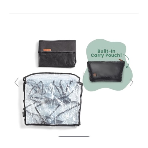 Double Stroller Rain Cover and Bug Net Set | Bombi Gear