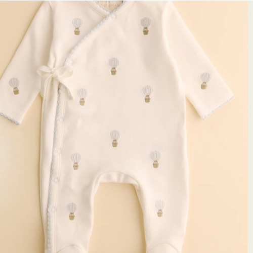 Hot Air Balloon Sleepsuit – Oat & Marl