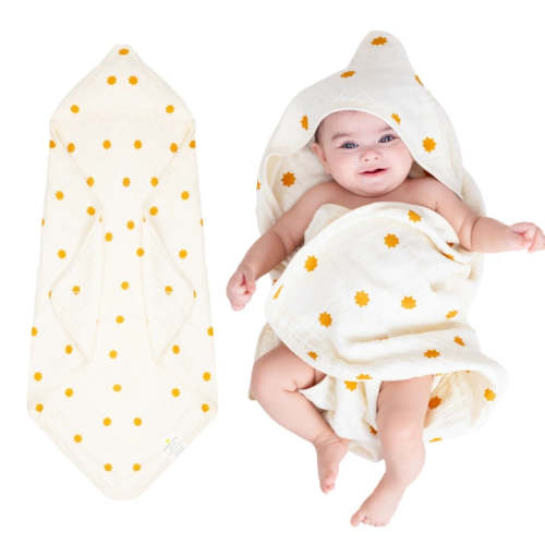 NintaraBaby Hooded Towel | Butterscotch Stars