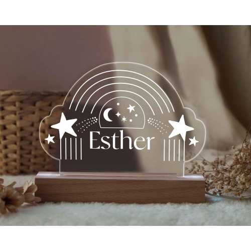 Personalized Baby Gifts Custom Night Light | Kids Room Decor | Baby Girl Gift | Baby Shower Gift Newborn Gifts | Easter Day Gifts for Kids