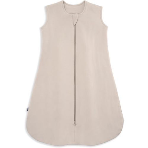 HALO Sleepsack Supersoft Wearable Blanket, Viscose Made from Bamboo, Sleeping Bag for Babies, 1.5 TOG, 0-6 Months, Small, Oat