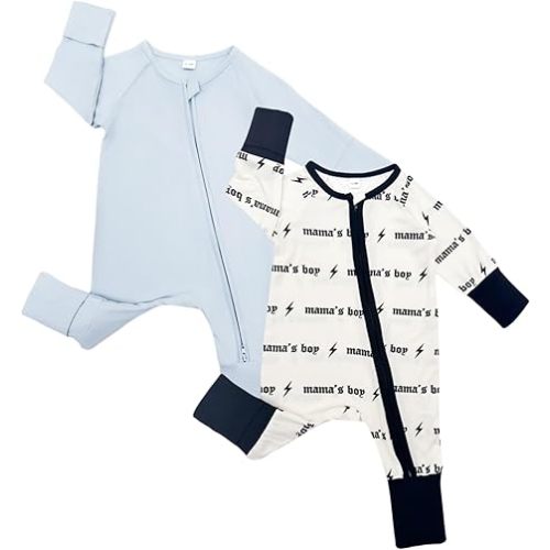 Bow Dream Bamboo Rayon Baby Pajamas Infant Sleepers Newborn Girl Boy Clothes Rompers Jumpsuit Outfit
