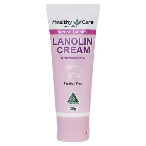Healthy Care All Natural Lanolin Cream Tube 30g