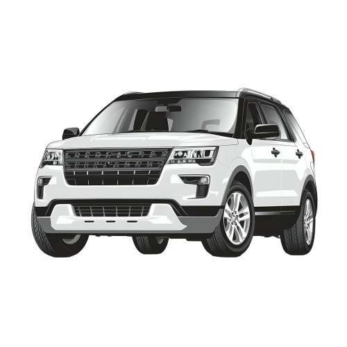 Ford Explorer 5th Gen Car Window Sun Shades (2011 to 2019, U502)