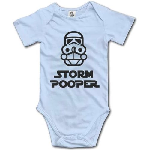 Storm Pooper Funny Baby Poops Baby Short Sleeve Bodysuit Infant Playsuit